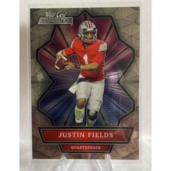 2021 Wild Card Alumination Justin Fields Rookie RC #ABC-2 New York Jets - Picture 1 of 1